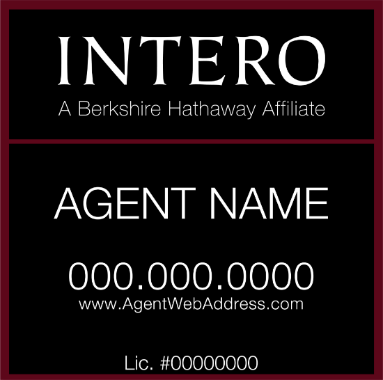 Picture of INTERO 24"x24" BHA Yard Sign - Standard