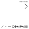 Picture of Compass 24"x24" O.H. White Ultra Frame - White Sign C