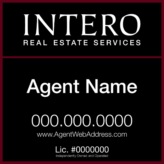 Picture of INTERO 24"x24" IFS Yard Sign - Standard